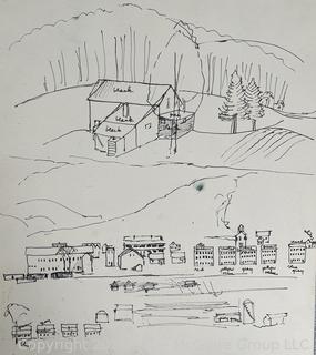 (8) Small Sketches, Charcoals and Watercolors on Paper by Jennie Mae McGuire <br><br>Caitlin & Josh

<br><br>

Removal Options:<br><br> Sat (Nov 8) & Sun (Nov 9) 11-3pm, 56 Scotch Hill Rd., Cambridge NY 12816<br><br>

Sat (Nov 15) 12-2pm, TMG Warehouse, 2800 Juniper St., Fairfax, VA 22031<br><br>

Request Shipping (david@themcguiregroupllc.com)