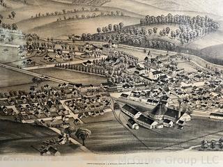 Framed Under Glass Print Depiction of Salem NY Circa 1789 by James Honeywood. Measures 25 x 37"<br><br>Wendy Dan Hermione

<br><br>

Removal Options:<br><br> Sat (Nov 8) & Sun (Nov 9) 11-3pm, 56 Scotch Hill Rd., Cambridge NY 12816<br><br>

Sat (Nov 15) 12-2pm, TMG Warehouse, 2800 Juniper St., Fairfax, VA 22031<br><br>

Request Shipping (david@themcguiregroupllc.com)