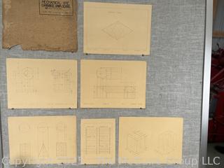 NO COMMERCIAL VALUE<br><br>Dad's High School Mechanical Drawing Class<br><br>Bonnie & Kent<br>

<br><br>

Removal Options:<br><br> Sat (Nov 8) & Sun (Nov 9) 11-3pm, 56 Scotch Hill Rd., Cambridge NY 12816<br><br>

Sat (Nov 15) 12-2pm, TMG Warehouse, 2800 Juniper St., Fairfax, VA 22031<br><br>

Request Shipping (david@themcguiregroupllc.com)