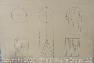 NO COMMERCIAL VALUE<br><br>Dad's High School Mechanical Drawing Class<br><br>Bonnie & Kent<br>

<br><br>

Removal Options:<br><br> Sat (Nov 8) & Sun (Nov 9) 11-3pm, 56 Scotch Hill Rd., Cambridge NY 12816<br><br>

Sat (Nov 15) 12-2pm, TMG Warehouse, 2800 Juniper St., Fairfax, VA 22031<br><br>

Request Shipping (david@themcguiregroupllc.com)