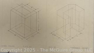 NO COMMERCIAL VALUE<br><br>Dad's High School Mechanical Drawing Class<br><br>Bonnie & Kent<br>

<br><br>

Removal Options:<br><br> Sat (Nov 8) & Sun (Nov 9) 11-3pm, 56 Scotch Hill Rd., Cambridge NY 12816<br><br>

Sat (Nov 15) 12-2pm, TMG Warehouse, 2800 Juniper St., Fairfax, VA 22031<br><br>

Request Shipping (david@themcguiregroupllc.com)