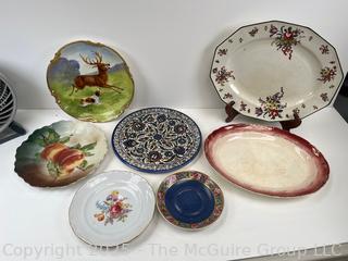 Group of Porcelain Plates and Platters<br><br>David & Katherine

<br><br>

Removal Options:<br><br> Sat (Nov 8) & Sun (Nov 9) 11-3pm, 56 Scotch Hill Rd., Cambridge NY 12816<br><br>

Sat (Nov 15) 12-2pm, TMG Warehouse, 2800 Juniper St., Fairfax, VA 22031<br><br>

Request Shipping (david@themcguiregroupllc.com)