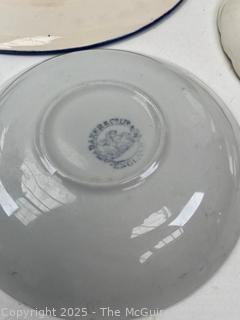Group of Porcelain Plates and Platters<br><br>David & Katherine

<br><br>

Removal Options:<br><br> Sat (Nov 8) & Sun (Nov 9) 11-3pm, 56 Scotch Hill Rd., Cambridge NY 12816<br><br>

Sat (Nov 15) 12-2pm, TMG Warehouse, 2800 Juniper St., Fairfax, VA 22031<br><br>

Request Shipping (david@themcguiregroupllc.com)