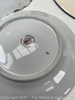 Group of Porcelain Plates and Platters<br><br>David & Katherine

<br><br>

Removal Options:<br><br> Sat (Nov 8) & Sun (Nov 9) 11-3pm, 56 Scotch Hill Rd., Cambridge NY 12816<br><br>

Sat (Nov 15) 12-2pm, TMG Warehouse, 2800 Juniper St., Fairfax, VA 22031<br><br>

Request Shipping (david@themcguiregroupllc.com)