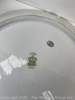 Group of Porcelain Plates and Platters<br><br>David & Katherine

<br><br>

Removal Options:<br><br> Sat (Nov 8) & Sun (Nov 9) 11-3pm, 56 Scotch Hill Rd., Cambridge NY 12816<br><br>

Sat (Nov 15) 12-2pm, TMG Warehouse, 2800 Juniper St., Fairfax, VA 22031<br><br>

Request Shipping (david@themcguiregroupllc.com)