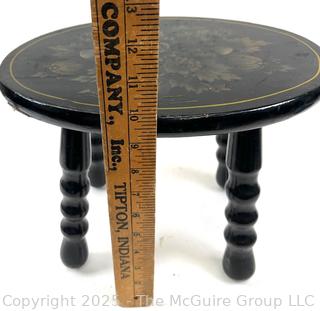 Stenciled Footstool<br><br>Caitlin & Josh

<br><br>

Removal Options:<br><br> Sat (Nov 8) & Sun (Nov 9) 11-3pm, 56 Scotch Hill Rd., Cambridge NY 12816<br><br>

Sat (Nov 15) 12-2pm, TMG Warehouse, 2800 Juniper St., Fairfax, VA 22031<br><br>

Request Shipping (david@themcguiregroupllc.com)