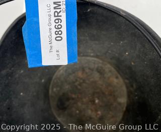 Stenciled Toleware Coal Bucket<br><br>House

<br><br>

Removal Options:<br><br> Sat (Nov 8) & Sun (Nov 9) 11-3pm, 56 Scotch Hill Rd., Cambridge NY 12816<br><br>

Sat (Nov 15) 12-2pm, TMG Warehouse, 2800 Juniper St., Fairfax, VA 22031<br><br>

Request Shipping (david@themcguiregroupllc.com)