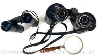 Two (2) Pair of Binoculars Including Swift Triton 7 x 35. Model No. 748<br><br>Mick & Christina

<br><br>

Removal Options:<br><br> Sat (Nov 8) & Sun (Nov 9) 11-3pm, 56 Scotch Hill Rd., Cambridge NY 12816<br><br>

Sat (Nov 15) 12-2pm, TMG Warehouse, 2800 Juniper St., Fairfax, VA 22031<br><br>

Request Shipping (david@themcguiregroupllc.com) 