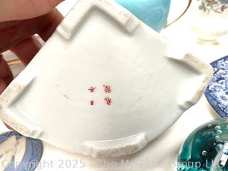Group of Porcelain and Glassware Including Wedgwood and a Paperweight<br><br>Wendy Dan Hermione

<br><br>

Removal Options:<br><br> Sat (Nov 8) & Sun (Nov 9) 11-3pm, 56 Scotch Hill Rd., Cambridge NY 12816<br><br>

Sat (Nov 15) 12-2pm, TMG Warehouse, 2800 Juniper St., Fairfax, VA 22031<br><br>

Request Shipping (david@themcguiregroupllc.com)