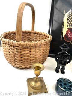 Gathering Basket, Serving Tray, Flower Frogs, Family Scale, Bone Awl Etc<br><br>Wendy Dan Hermione

<br><br>

Removal Options:<br><br> Sat (Nov 8) & Sun (Nov 9) 11-3pm, 56 Scotch Hill Rd., Cambridge NY 12816<br><br>

Sat (Nov 15) 12-2pm, TMG Warehouse, 2800 Juniper St., Fairfax, VA 22031<br><br>

Request Shipping (david@themcguiregroupllc.com)