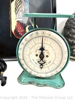 Gathering Basket, Serving Tray, Flower Frogs, Family Scale, Bone Awl Etc<br><br>Wendy Dan Hermione

<br><br>

Removal Options:<br><br> Sat (Nov 8) & Sun (Nov 9) 11-3pm, 56 Scotch Hill Rd., Cambridge NY 12816<br><br>

Sat (Nov 15) 12-2pm, TMG Warehouse, 2800 Juniper St., Fairfax, VA 22031<br><br>

Request Shipping (david@themcguiregroupllc.com)