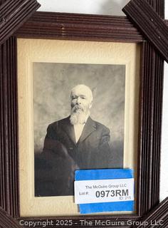Photo Portrait of Man in Rustic Frame <br><br>Mick & Christina<br><br>

<br><br>

Removal Options:<br><br> Sat (Nov 8) & Sun (Nov 9) 11-3pm, 56 Scotch Hill Rd., Cambridge NY 12816<br><br>

Sat (Nov 15) 12-2pm, TMG Warehouse, 2800 Juniper St., Fairfax, VA 22031<br><br>

Request Shipping (david@themcguiregroupllc.com) 