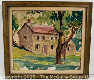 Framed Water Color Painting of First McGuire Homestead in America. Scotts Lake NY by Jennie Mae Bennett<br><br>David & Katherine

<br><br>

Removal Options:<br><br> Sat (Nov 8) & Sun (Nov 9) 11-3pm, 56 Scotch Hill Rd., Cambridge NY 12816<br><br>

Sat (Nov 15) 12-2pm, TMG Warehouse, 2800 Juniper St., Fairfax, VA 22031<br><br>

Request Shipping (david@themcguiregroupllc.com)