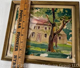 Framed Water Color Painting of First McGuire Homestead in America. Scotts Lake NY by Jennie Mae Bennett<br><br>David & Katherine

<br><br>

Removal Options:<br><br> Sat (Nov 8) & Sun (Nov 9) 11-3pm, 56 Scotch Hill Rd., Cambridge NY 12816<br><br>

Sat (Nov 15) 12-2pm, TMG Warehouse, 2800 Juniper St., Fairfax, VA 22031<br><br>

Request Shipping (david@themcguiregroupllc.com)