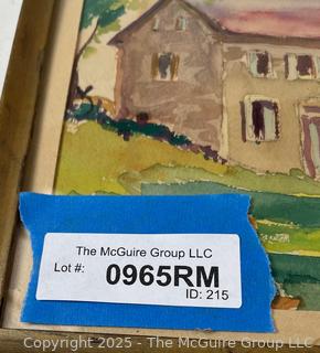 Framed Water Color Painting of First McGuire Homestead in America. Scotts Lake NY by Jennie Mae Bennett<br><br>David & Katherine

<br><br>

Removal Options:<br><br> Sat (Nov 8) & Sun (Nov 9) 11-3pm, 56 Scotch Hill Rd., Cambridge NY 12816<br><br>

Sat (Nov 15) 12-2pm, TMG Warehouse, 2800 Juniper St., Fairfax, VA 22031<br><br>

Request Shipping (david@themcguiregroupllc.com)