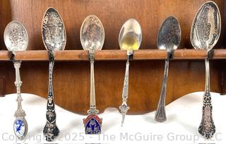 Spoon Collection and Wall Rack. Includes 4 Sterling<br><br>Rick & Jane

<br><br>

Removal Options:<br><br> Sat (Nov 8) & Sun (Nov 9) 11-3pm, 56 Scotch Hill Rd., Cambridge NY 12816<br><br>

Sat (Nov 15) 12-2pm, TMG Warehouse, 2800 Juniper St., Fairfax, VA 22031<br><br>

Request Shipping (david@themcguiregroupllc.com)