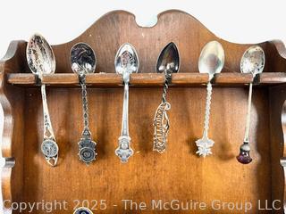 Spoon Collection and Wall Rack. Includes 4 Sterling<br><br>Rick & Jane

<br><br>

Removal Options:<br><br> Sat (Nov 8) & Sun (Nov 9) 11-3pm, 56 Scotch Hill Rd., Cambridge NY 12816<br><br>

Sat (Nov 15) 12-2pm, TMG Warehouse, 2800 Juniper St., Fairfax, VA 22031<br><br>

Request Shipping (david@themcguiregroupllc.com)
