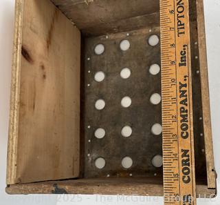Penope Farms Dairy Milk Bottle Crate<br><br> The Various PF Crates Will be Divided Amongst the 3 Branches

<br><br>

Removal Options:<br><br> Sat (Nov 8) & Sun (Nov 9) 11-3pm, 56 Scotch Hill Rd., Cambridge NY 12816<br><br>

Sat (Nov 15) 12-2pm, TMG Warehouse, 2800 Juniper St., Fairfax, VA 22031<br><br>

Request Shipping (david@themcguiregroupllc.com) 