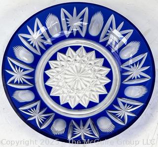 Two (2) Blue & White Transfer Porcelain Plates and a Cut to Clear Bohemian Glass Plate<br><br>Wendy Dan Hermione

<br><br>

Removal Options:<br><br> Sat (Nov 8) & Sun (Nov 9) 11-3pm, 56 Scotch Hill Rd., Cambridge NY 12816<br><br>

Sat (Nov 15) 12-2pm, TMG Warehouse, 2800 Juniper St., Fairfax, VA 22031<br><br>

Request Shipping (david@themcguiregroupllc.com)