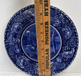 Two (2) Blue & White Transfer Porcelain Plates and a Cut to Clear Bohemian Glass Plate<br><br>Wendy Dan Hermione

<br><br>

Removal Options:<br><br> Sat (Nov 8) & Sun (Nov 9) 11-3pm, 56 Scotch Hill Rd., Cambridge NY 12816<br><br>

Sat (Nov 15) 12-2pm, TMG Warehouse, 2800 Juniper St., Fairfax, VA 22031<br><br>

Request Shipping (david@themcguiregroupllc.com)
