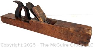 22"L Wooden #4 Smoothing Plane w/ Cast Steel <br><br>Caitlin & Josh

<br><br>

Removal Options:<br><br> Sat (Nov 8) & Sun (Nov 9) 11-3pm, 56 Scotch Hill Rd., Cambridge NY 12816<br><br>

Sat (Nov 15) 12-2pm, TMG Warehouse, 2800 Juniper St., Fairfax, VA 22031<br><br>

Request Shipping (david@themcguiregroupllc.com) 
