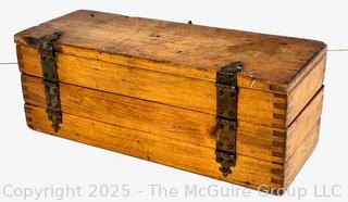 Wooden 3 Drawer Chest w/ Spur Augur Bits Measures 3 x 3 10" <br><br>Dylan & Erin

<br><br>

Removal Options:<br><br> Sat (Nov 8) & Sun (Nov 9) 11-3pm, 56 Scotch Hill Rd., Cambridge NY 12816<br><br>

Sat (Nov 15) 12-2pm, TMG Warehouse, 2800 Juniper St., Fairfax, VA 22031<br><br>

Request Shipping (david@themcguiregroupllc.com)
