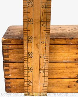 Wooden 3 Drawer Chest w/ Spur Augur Bits Measures 3 x 3 10" <br><br>Dylan & Erin

<br><br>

Removal Options:<br><br> Sat (Nov 8) & Sun (Nov 9) 11-3pm, 56 Scotch Hill Rd., Cambridge NY 12816<br><br>

Sat (Nov 15) 12-2pm, TMG Warehouse, 2800 Juniper St., Fairfax, VA 22031<br><br>

Request Shipping (david@themcguiregroupllc.com)