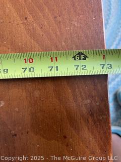 Maple Drop Leaf Table. Hawley Furniture Co. Measures 42W x 73"L <br><br>House

<br><br>

Removal Options:<br><br> Sat (Nov 8) & Sun (Nov 9) 11-3pm, 56 Scotch Hill Rd., Cambridge NY 12816<br><br>

Sat (Nov 15) 12-2pm, TMG Warehouse, 2800 Juniper St., Fairfax, VA 22031<br><br>

Request Shipping (david@themcguiregroupllc.com)