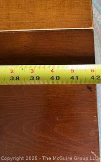 Maple Drop Leaf Table. Hawley Furniture Co. Measures 42W x 73"L <br><br>House

<br><br>

Removal Options:<br><br> Sat (Nov 8) & Sun (Nov 9) 11-3pm, 56 Scotch Hill Rd., Cambridge NY 12816<br><br>

Sat (Nov 15) 12-2pm, TMG Warehouse, 2800 Juniper St., Fairfax, VA 22031<br><br>

Request Shipping (david@themcguiregroupllc.com)