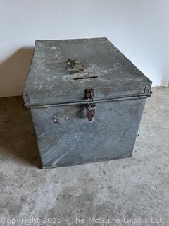 Town of Jackson NY 17 x 18 x 26 Galvanized Election Box and Duplicate Records Circa 1910-20.  See All the Photos in the Gallery<br><br>Distribute Individual Pages w/ "William J. McGuire" Signature

<br><br>

Removal Options:<br><br> Sat (Nov 8) & Sun (Nov 9) 11-3pm, 56 Scotch Hill Rd., Cambridge NY 12816<br><br>

Sat (Nov 15) 12-2pm, TMG Warehouse, 2800 Juniper St., Fairfax, VA 22031<br><br>

Request Shipping (david@themcguiregroupllc.com)