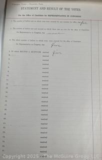Town of Jackson NY 17 x 18 x 26 Galvanized Election Box and Duplicate Records Circa 1910-20.  See All the Photos in the Gallery<br><br>Distribute Individual Pages w/ "William J. McGuire" Signature

<br><br>

Removal Options:<br><br> Sat (Nov 8) & Sun (Nov 9) 11-3pm, 56 Scotch Hill Rd., Cambridge NY 12816<br><br>

Sat (Nov 15) 12-2pm, TMG Warehouse, 2800 Juniper St., Fairfax, VA 22031<br><br>

Request Shipping (david@themcguiregroupllc.com)