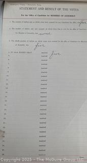 Town of Jackson NY 17 x 18 x 26 Galvanized Election Box and Duplicate Records Circa 1910-20.  See All the Photos in the Gallery<br><br>Distribute Individual Pages w/ "William J. McGuire" Signature

<br><br>

Removal Options:<br><br> Sat (Nov 8) & Sun (Nov 9) 11-3pm, 56 Scotch Hill Rd., Cambridge NY 12816<br><br>

Sat (Nov 15) 12-2pm, TMG Warehouse, 2800 Juniper St., Fairfax, VA 22031<br><br>

Request Shipping (david@themcguiregroupllc.com)