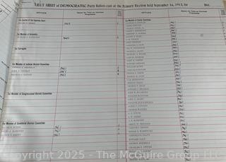 Town of Jackson NY 17 x 18 x 26 Galvanized Election Box and Duplicate Records Circa 1910-20.  See All the Photos in the Gallery<br><br>Distribute Individual Pages w/ "William J. McGuire" Signature

<br><br>

Removal Options:<br><br> Sat (Nov 8) & Sun (Nov 9) 11-3pm, 56 Scotch Hill Rd., Cambridge NY 12816<br><br>

Sat (Nov 15) 12-2pm, TMG Warehouse, 2800 Juniper St., Fairfax, VA 22031<br><br>

Request Shipping (david@themcguiregroupllc.com)