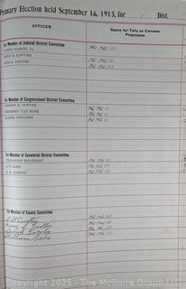 Town of Jackson NY 17 x 18 x 26 Galvanized Election Box and Duplicate Records Circa 1910-20.  See All the Photos in the Gallery<br><br>Distribute Individual Pages w/ "William J. McGuire" Signature

<br><br>

Removal Options:<br><br> Sat (Nov 8) & Sun (Nov 9) 11-3pm, 56 Scotch Hill Rd., Cambridge NY 12816<br><br>

Sat (Nov 15) 12-2pm, TMG Warehouse, 2800 Juniper St., Fairfax, VA 22031<br><br>

Request Shipping (david@themcguiregroupllc.com)