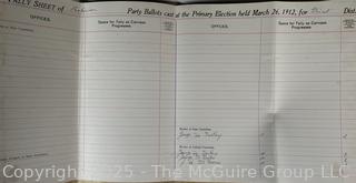 Town of Jackson NY 17 x 18 x 26 Galvanized Election Box and Duplicate Records Circa 1910-20.  See All the Photos in the Gallery<br><br>Distribute Individual Pages w/ "William J. McGuire" Signature

<br><br>

Removal Options:<br><br> Sat (Nov 8) & Sun (Nov 9) 11-3pm, 56 Scotch Hill Rd., Cambridge NY 12816<br><br>

Sat (Nov 15) 12-2pm, TMG Warehouse, 2800 Juniper St., Fairfax, VA 22031<br><br>

Request Shipping (david@themcguiregroupllc.com)
