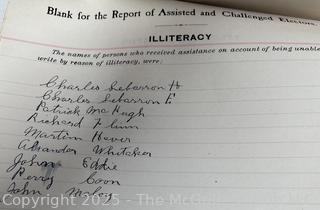 Town of Jackson NY 17 x 18 x 26 Galvanized Election Box and Duplicate Records Circa 1910-20.  See All the Photos in the Gallery<br><br>Distribute Individual Pages w/ "William J. McGuire" Signature

<br><br>

Removal Options:<br><br> Sat (Nov 8) & Sun (Nov 9) 11-3pm, 56 Scotch Hill Rd., Cambridge NY 12816<br><br>

Sat (Nov 15) 12-2pm, TMG Warehouse, 2800 Juniper St., Fairfax, VA 22031<br><br>

Request Shipping (david@themcguiregroupllc.com)