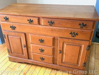 Maple Farmhouse Sideboard Buffet Cabinet<br><br>House

<br><br>

Removal Options:<br><br> Sat (Nov 8) & Sun (Nov 9) 11-3pm, 56 Scotch Hill Rd., Cambridge NY 12816<br><br>

Sat (Nov 15) 12-2pm, TMG Warehouse, 2800 Juniper St., Fairfax, VA 22031<br><br>

Request Shipping (david@themcguiregroupllc.com)