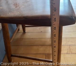 Four (4) Early American Plank Seat Half Back Spindle Side Chairs <br><br>House

<br><br>

Removal Options:<br><br> Sat (Nov 8) & Sun (Nov 9) 11-3pm, 56 Scotch Hill Rd., Cambridge NY 12816<br><br>

Sat (Nov 15) 12-2pm, TMG Warehouse, 2800 Juniper St., Fairfax, VA 22031<br><br>

Request Shipping (david@themcguiregroupllc.com) 