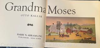 Book: Grandma Moses by Otto Kaller <br><br>Rick & Jane

<br><br>

Removal Options:<br><br> Sat (Nov 8) & Sun (Nov 9) 11-3pm, 56 Scotch Hill Rd., Cambridge NY 12816<br><br>

Sat (Nov 15) 12-2pm, TMG Warehouse, 2800 Juniper St., Fairfax, VA 22031<br><br>

Request Shipping (david@themcguiregroupllc.com) 