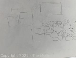 Circa 1910 Sketch Book of Jennie Mae McGuire. See all the Photos in the Gallery. Measures 6 x 8" <br>

<br>Wendy Dan Hermione<br><br>

Removal Options:<br><br> Sat (Nov 8) & Sun (Nov 9) 11-3pm, 56 Scotch Hill Rd., Cambridge NY 12816<br><br>

Sat (Nov 15) 12-2pm, TMG Warehouse, 2800 Juniper St., Fairfax, VA 22031<br><br>

Request Shipping (david@themcguiregroupllc.com)  
