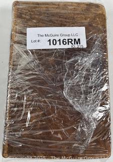1814 Leather Bound Book Titled M'Ewens Essays. Published by J. Stevenson Jr at the Salem Bookstore. J. P. Reynolds, Printer. 