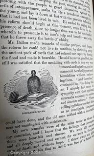 Roughing It by Mark Twain (Samuel Clemens) 1879 Edition, Missing Cover.
