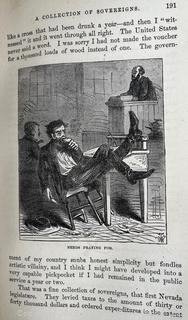 Roughing It by Mark Twain (Samuel Clemens) 1879 Edition, Missing Cover.
