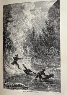 Roughing It by Mark Twain (Samuel Clemens) 1879 Edition, Missing Cover.
