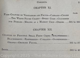 1884 "How the Farm Pays", HC Book by W Crozier & P Henderson Pub USA (Illustrated)