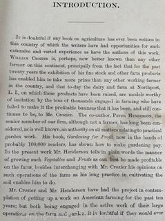 1884 "How the Farm Pays", HC Book by W Crozier & P Henderson Pub USA (Illustrated)