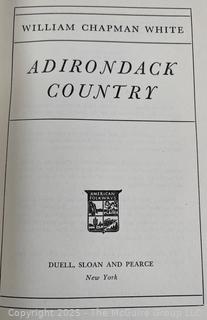 1960 HC/DJ Adirondack Country American Folkways William Chapman White