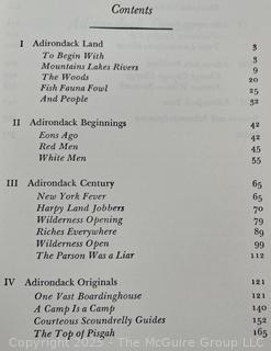 1960 HC/DJ Adirondack Country American Folkways William Chapman White