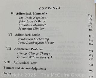 1960 HC/DJ Adirondack Country American Folkways William Chapman White