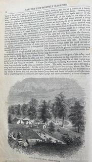 Large format 1856 Bound Harper's New Monthly Magazine Vol XIII June - November